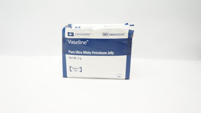 Covidien 8884433200 Vaseline Pure Ultra White Petroleum Jelly 5g - Box of 133